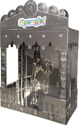 Spangle Stainless Steel Home Temple(Height: 40.2 cm)