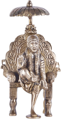 

Si Diesel Statue Sai Baba-4.5 Inch Brass Home Temple(Height: 12 cm)