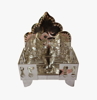 23% OFF on Dekor World Laxmi Ganesh on Singhasan Metal Home Temple(Height: 13, Pre-assembled) 23% OFF on Dekor World Laxmi Ganesh on Singhasan Metal Home Temple(Height: 13, Pre-assembled)
