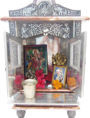 

GoldGiftIdeas Pooja Mandir/Temple for Home, Metal Home Temple(Height: 67 cm)