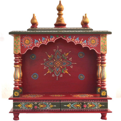 

Home Crafts Solid Wood Home Temple(Height: 56 cm)