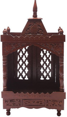 

Shilpi HandCrafted Solid Wood Home Temple(Height: 58.42 cm)
