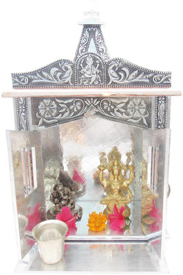 

GoldGiftIdeas Premium Mandir/Temple for Home, Copper, Aluminium, Wooden Home Temple(Height: 54 cm)