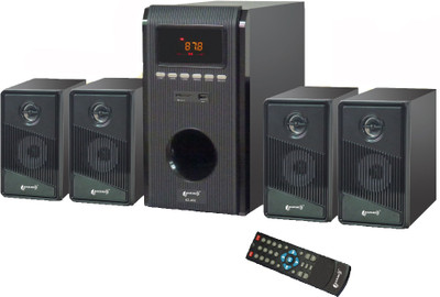 1 OFF on KAZUKO KZ 400 4.1 Home Cinema USB SD MMC AM FM on