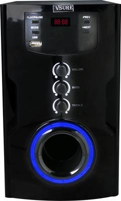 VSURE VHT-5020 MULTEMEDIA SPEAKER with USB,FM &amp; AUX-IN 5.1 Home C...