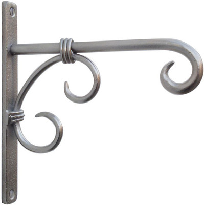 

Indune Lifestyle Iron Wall Bracket Antique Silver 1 - Pronged Hook(Silver Pack of 1)
