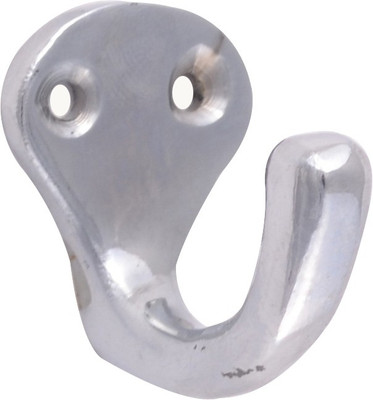 Klaxon New-1P Brass Chrome Plated 1 - Pronged Hook(Silver Pack of 1) Flipkart