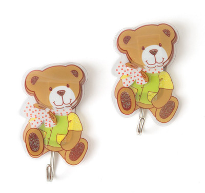 

EZ Life 3 Kg Capacity - Bear 2 - Pronged Hook(Multicolor Pack of 2)