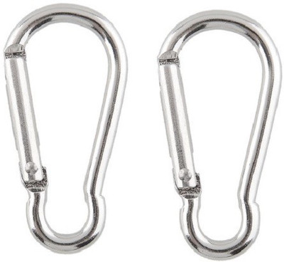 

Futaba Snap Hook Hanger Keychain 2 - Pronged Key Holder(Silver Pack of 2)