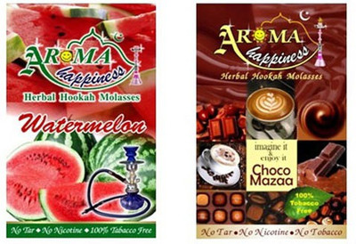 30% OFF on Aroma Happiness Pegs'N'Pipes Assorted Hookah Flavor(Total - 100 g, Pack of 2) 30% OFF on Aroma Happiness Pegs'N'Pipes Assorted Hookah Flavor(Total - 100 g, Pack of 2)
