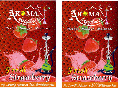 30% OFF on Aroma Happiness Pegs'N'Pipes Strawberry Hookah Flavor(100 g, Pack of 2) 30% OFF on Aroma Happiness Pegs'N'Pipes Strawberry Hookah Flavor(100 g, Pack of 2)