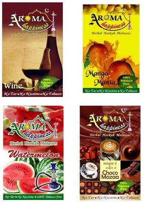 42% OFF on Aroma Happiness Pegs'N'Pipes Assorted Hookah Flavor(Total - 200 g, Pack of 4) 42% OFF on Aroma Happiness Pegs'N'Pipes Assorted Hookah Flavor(Total - 200 g, Pack of 4)