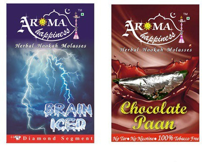 Aroma Happiness Pegs'N'Pipes Assorted Hookah Flavor(Total - 100 g, Pack of 2) Aroma Happiness Pegs'N'Pipes Assorted Hookah Flavor(Total - 100 g, Pack of 2)