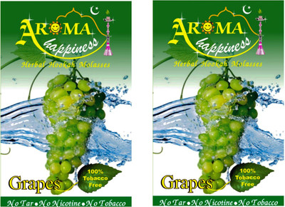 30% OFF on Aroma Happiness Pegs'N'Pipes Grape Hookah Flavor(100 g, Pack of 2)