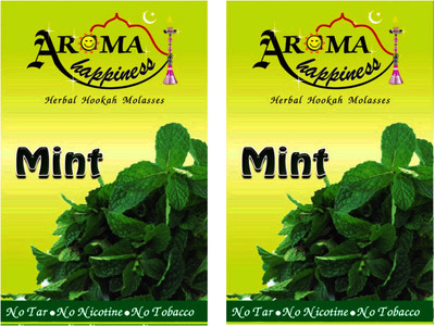 30% OFF on Aroma Happiness Pegs'N'Pipes Mint Hookah Flavor(100 g, Pack of 2) 30% OFF on Aroma Happiness Pegs'N'Pipes Mint Hookah Flavor(100 g, Pack of 2)