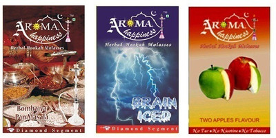 42% OFF on Aroma Happiness Pegs'N'Pipes Assorted Hookah Flavor(Total - 150 g, Pack of 3) 42% OFF on Aroma Happiness Pegs'N'Pipes Assorted Hookah Flavor(Total - 150 g, Pack of 3)