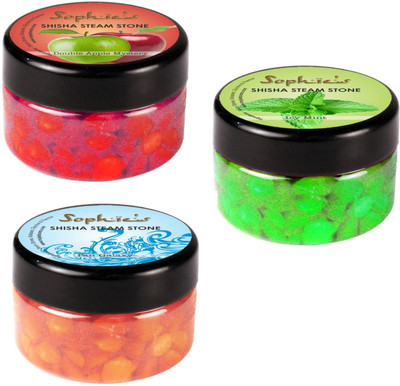 Sophies Shisha Steam Stones Assorted Hookah Flavor(Flavor 1-100 G, Pack of 3) Sophies Shisha Steam Stones Assorted Hookah Flavor(Flavor 1-100 G, Pack of 3)