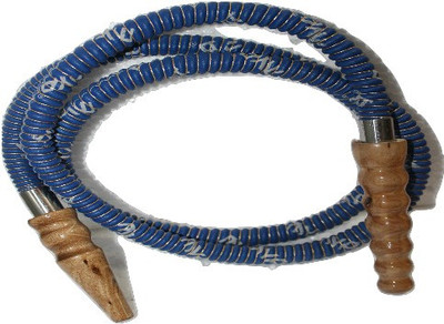 Alalif Fiber, Leatherette Blue Hookah Hose(Pack of 1)