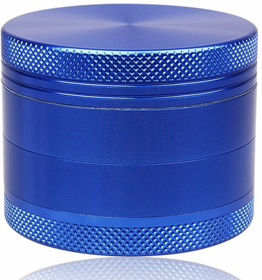 

Sona 4 Layer Broken Smoke Grinder Metal Tobacco Grinder Aluminium Inside Fitting Hookah Mouth Tip(Blue)