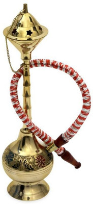50% OFF on Hapuka 10 inch Brass Hookah(Multicolor)