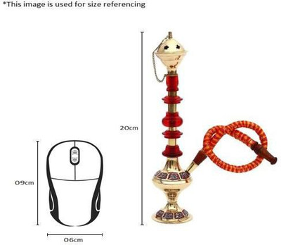 50% OFF on Hapuka 10 inch Brass Hookah(Multicolor) 50% OFF on Hapuka 10 inch Brass Hookah(Multicolor)