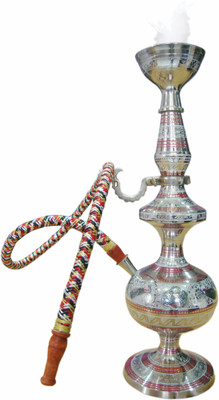 50% OFF on HM Steels HMSTEELS Brass Hookah 13.38 inch Brass Hookah(Red, Silver) 50% OFF on HM Steels HMSTEELS Brass Hookah 13.38 inch Brass Hookah(Red, Silver)