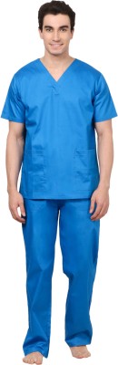 

Meded 100% Cotton,V-Neck Top and Drawstring Cargo, Comfort Fit (M/38 , Royal Blue) Shirt, Pant Hospital Scrub(Navy Blue M)