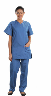 

Atlanta ScrubSuit1 Gown Hospital Scrub(Hospital Blue S)