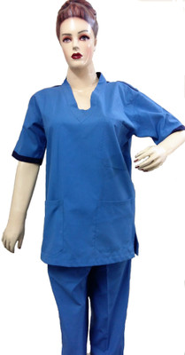 

Surgical e Sstudio L002 Gown, Pant Hospital Scrub(LIGHT BLUE L)