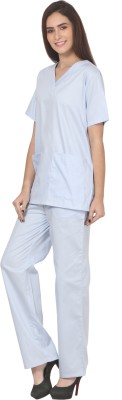 

Meded 100% Cotton,V-Neck Top and Drawstring Cargo, Comfort Fit (Medium/38 , Sky Blue) Shirt, Pant Hospital Scrub(Sky Blue M)