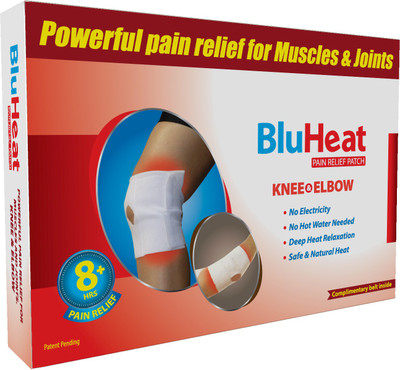 

BluHeat Knee & Elbow , Pain Relief Patch KE-3 Hot Pack(Multicolor)