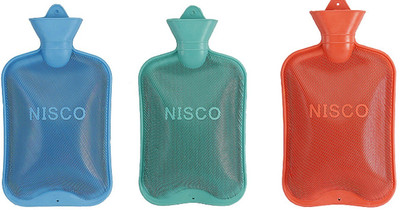 Nisco Hot Bag Combo Non Electrical 1 L Hot Water Bag(Red, Blue, Green), Blue;green;red