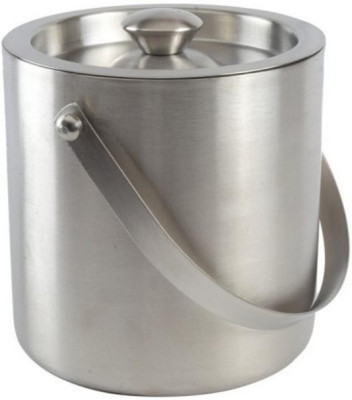

GSL Premium Quality Stainless Steel Ice Bucket(Grey 1 L)