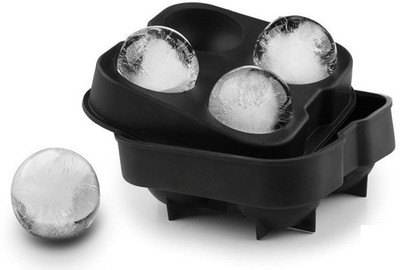 

3DS Black Silicone Ice Ball Maker(Pack of 1)
