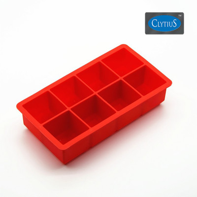 

Clytius Red Silicone Ice Cube Tray(Pack of 1)
