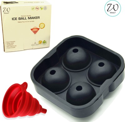 West7 Black Silicone Ice Ball Maker(Pack of 1) at flipkart