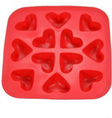 

Fairly Odd Novelties Novelty Gag Gift Heart Shape Flexible 12Ice Cube Tray Mold