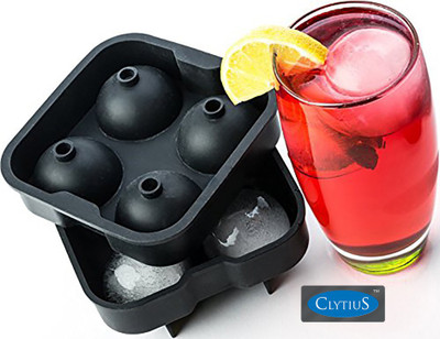 

Clytius Black Silicone Ice Ball Maker(Pack of 1)