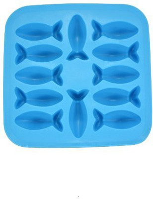 

Fairly Odd Novelties Novelty Gag Gift Fish Shapes Flexible 12Ice Cube Tray Mold