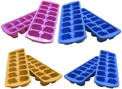 

Manoramaenterprises Awesome Pilastic Trays Multicolor Plastic Ice Cube Tray(Pack of 8)