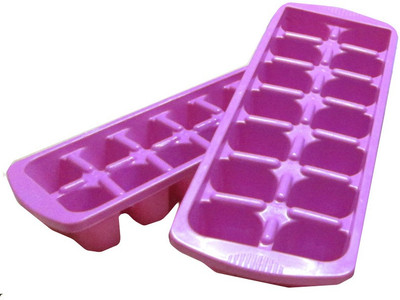 

Goldcave Multicolor Plastic Ice Cube Tray Set(Pack of 2)