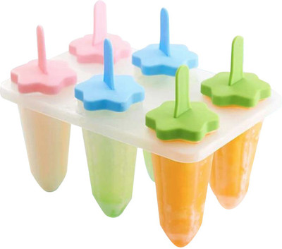 

EZ Life Ice Popsicle & Kulfi Maker Multicolor Plastic Ice Cube Tray(Pack of 7)