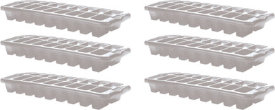 

Goldcave White Plastic Ice Cube Tray(Pack of 6)