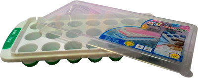 

Goldcave Multicolor Plastic, Silicone Ice Cube Tray(Pack of 1)