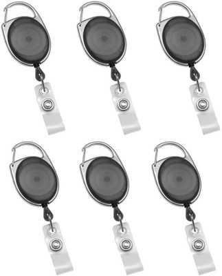 

FINDSTUFF Plastic ID Badge Reel(Pack of 6)