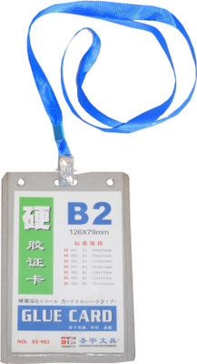 

statiO Plastic ID Badge Holder(Pack of 50)