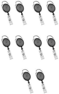 

FINDSTUFF Plastic ID Badge Reel(Pack of 10)