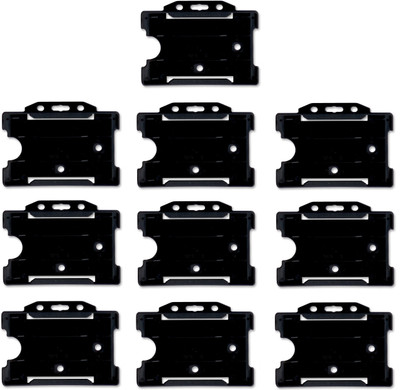 

FINDSTUFF Plastic ID Badge Holder(Pack of 10)