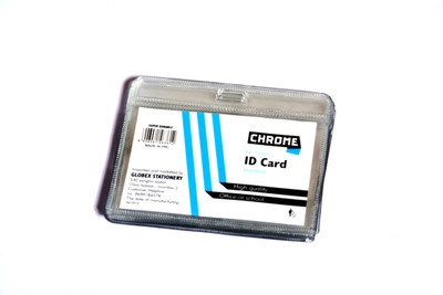 

Chrome Plastic ID Badge Holder(Pack of 48)