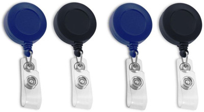 

FINDSTUFF Plastic ID Badge Reel(Pack of 4)